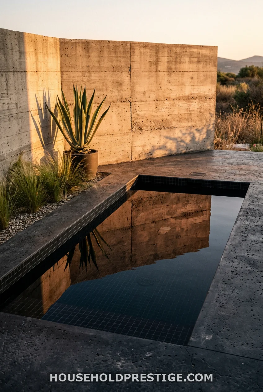 The Black Tile Moody Pool