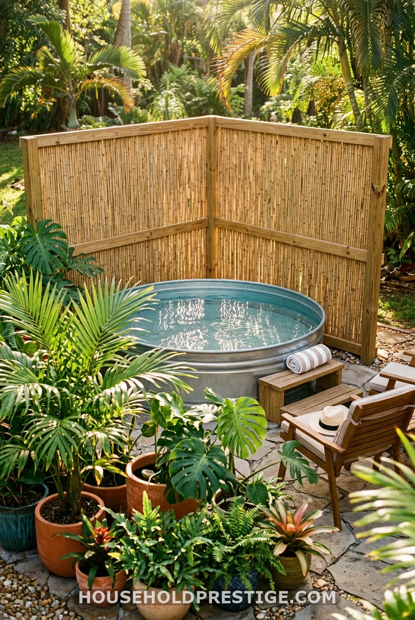 Bamboo Panels for Privacy (and a Vibe)