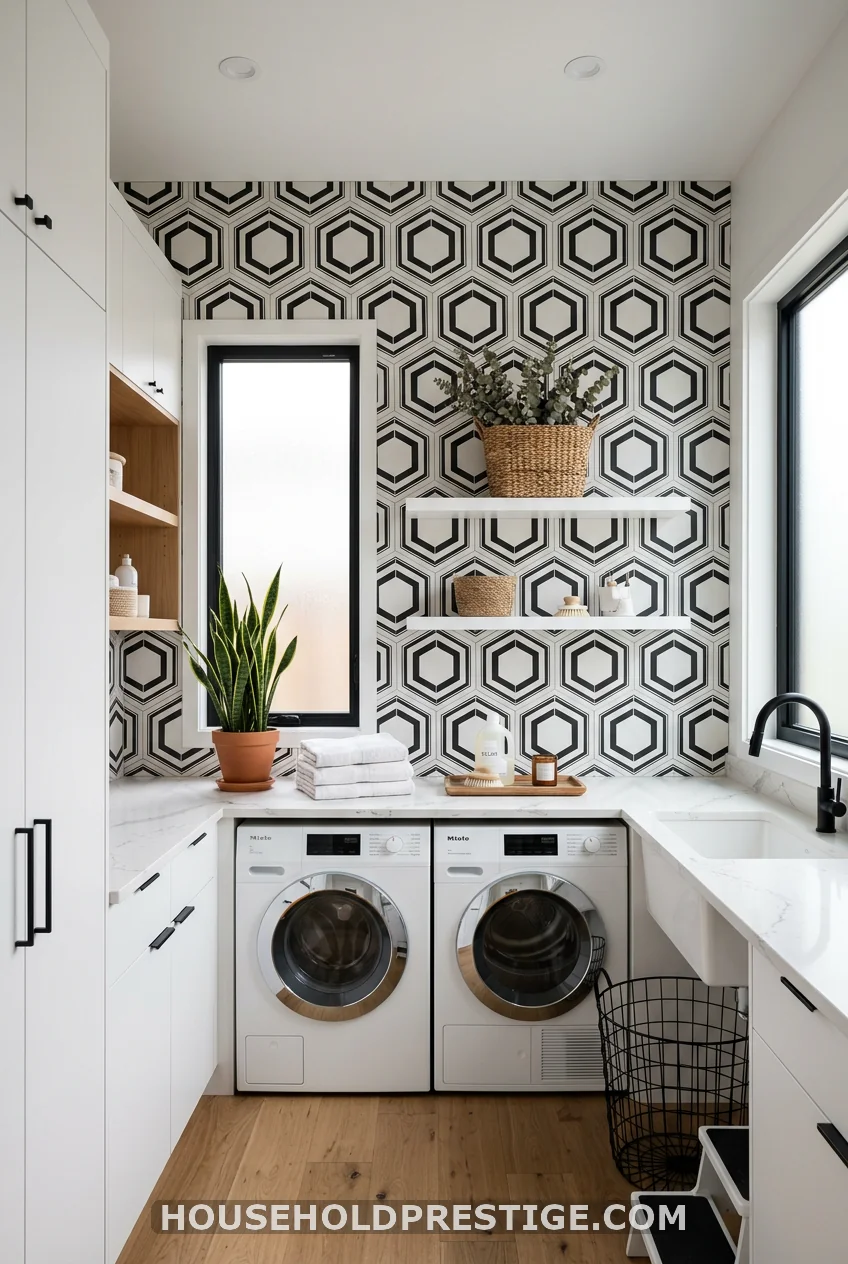 Abstract Geometric Tile-Effect