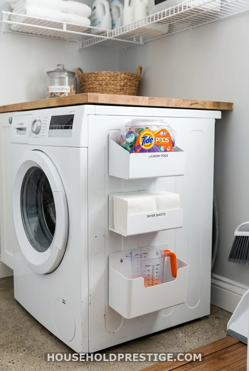 Magnetic Side-Panel Storage