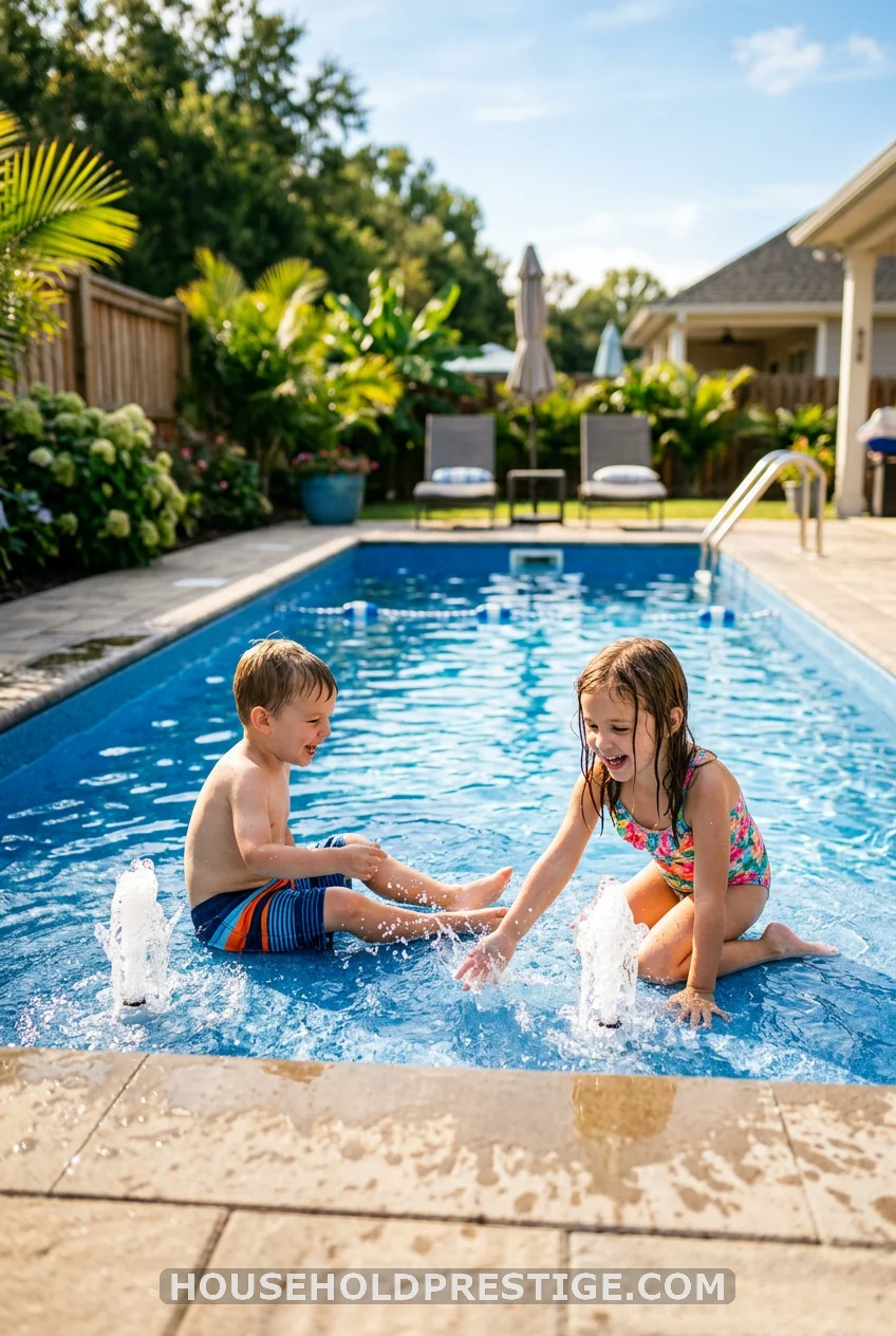 Kids' Play Zone With Bubblers