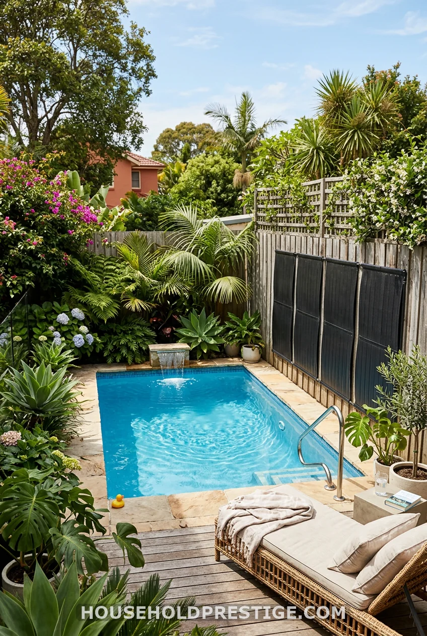 The Solar-Heated Plunge Pool