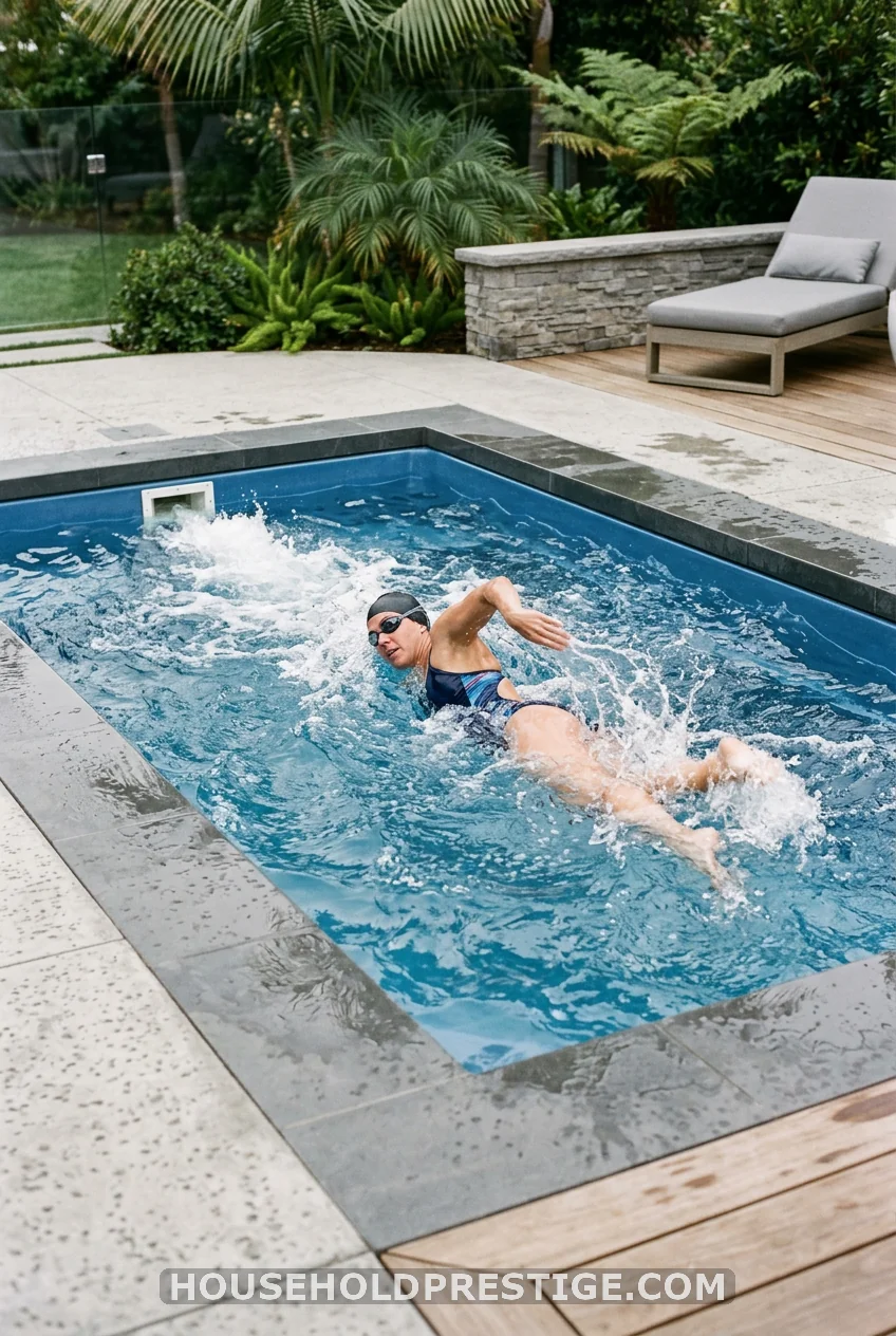 Resistance Swim Jet System for a Plunge Pool