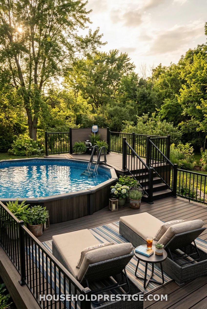 Multi-Level Deck with Defined Lounge Zone