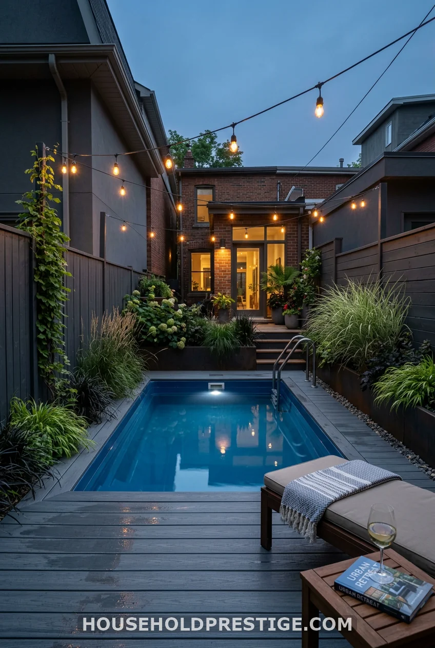Plunge Pool for a Small Backyard