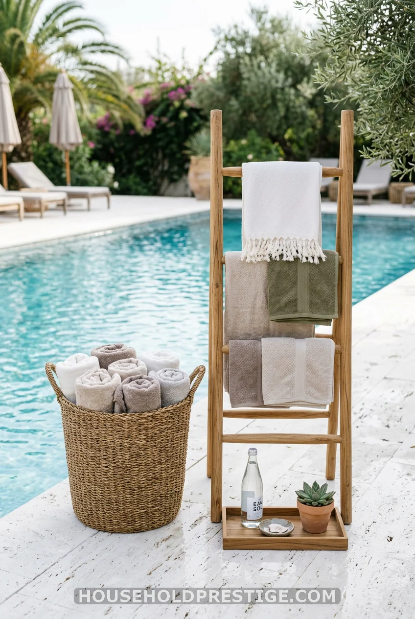 Build a Towel Station That Doubles as Decor