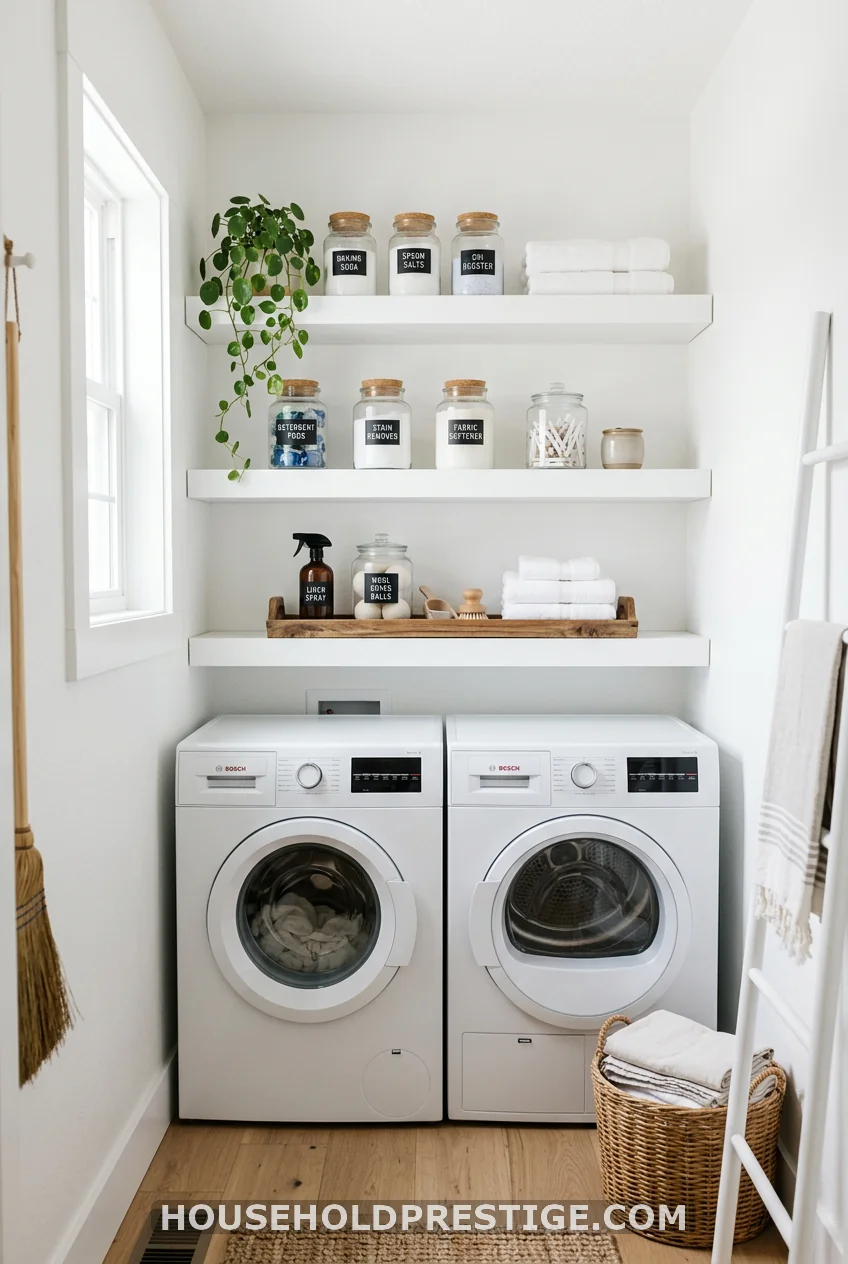 Floating Shelves Instead of Upper Cabinets