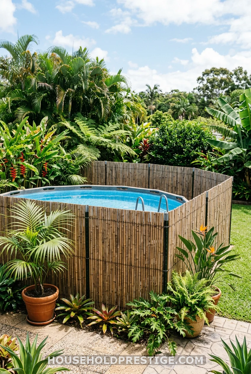 DIY Bamboo Privacy Screen