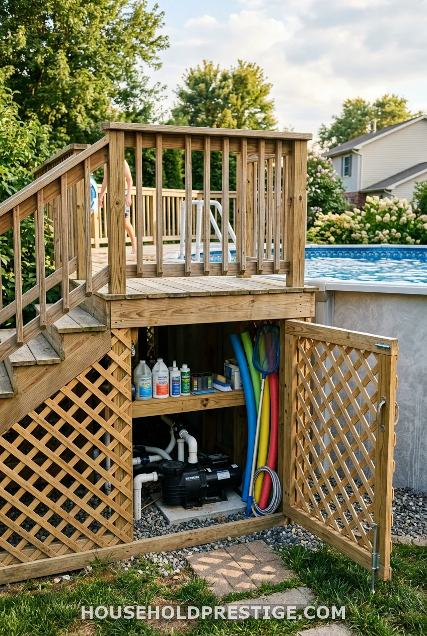 Raised Deck with Under-Deck Storage