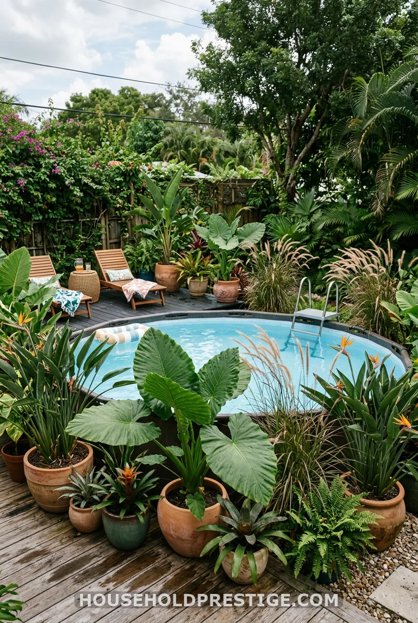 Potted Tropical Plants