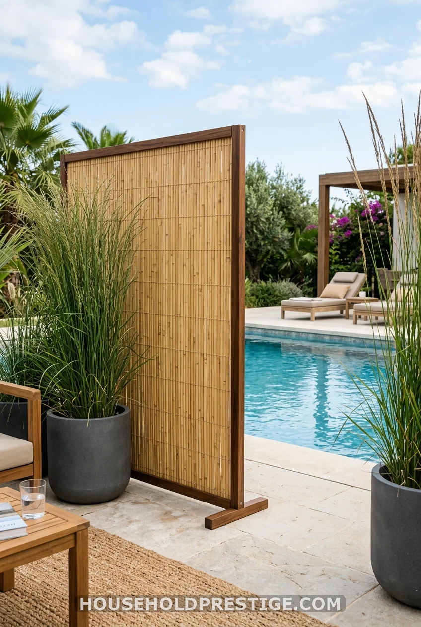 Privacy Screens That Don't Look Like a Construction Zone