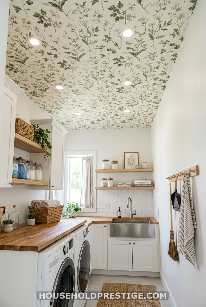 Wallpaper the Ceiling
