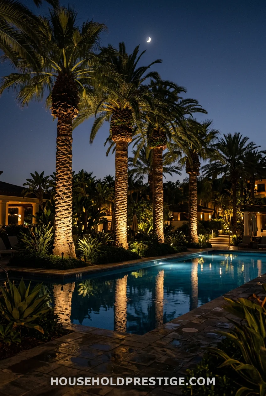 Uplight the Palms and Trees