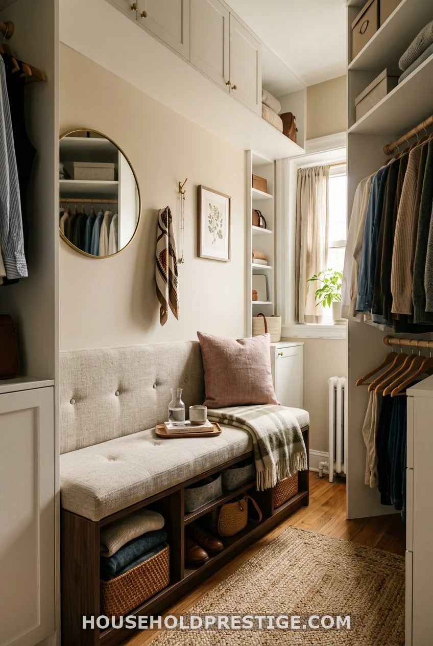 Tuck in a Slim Bench or Stool