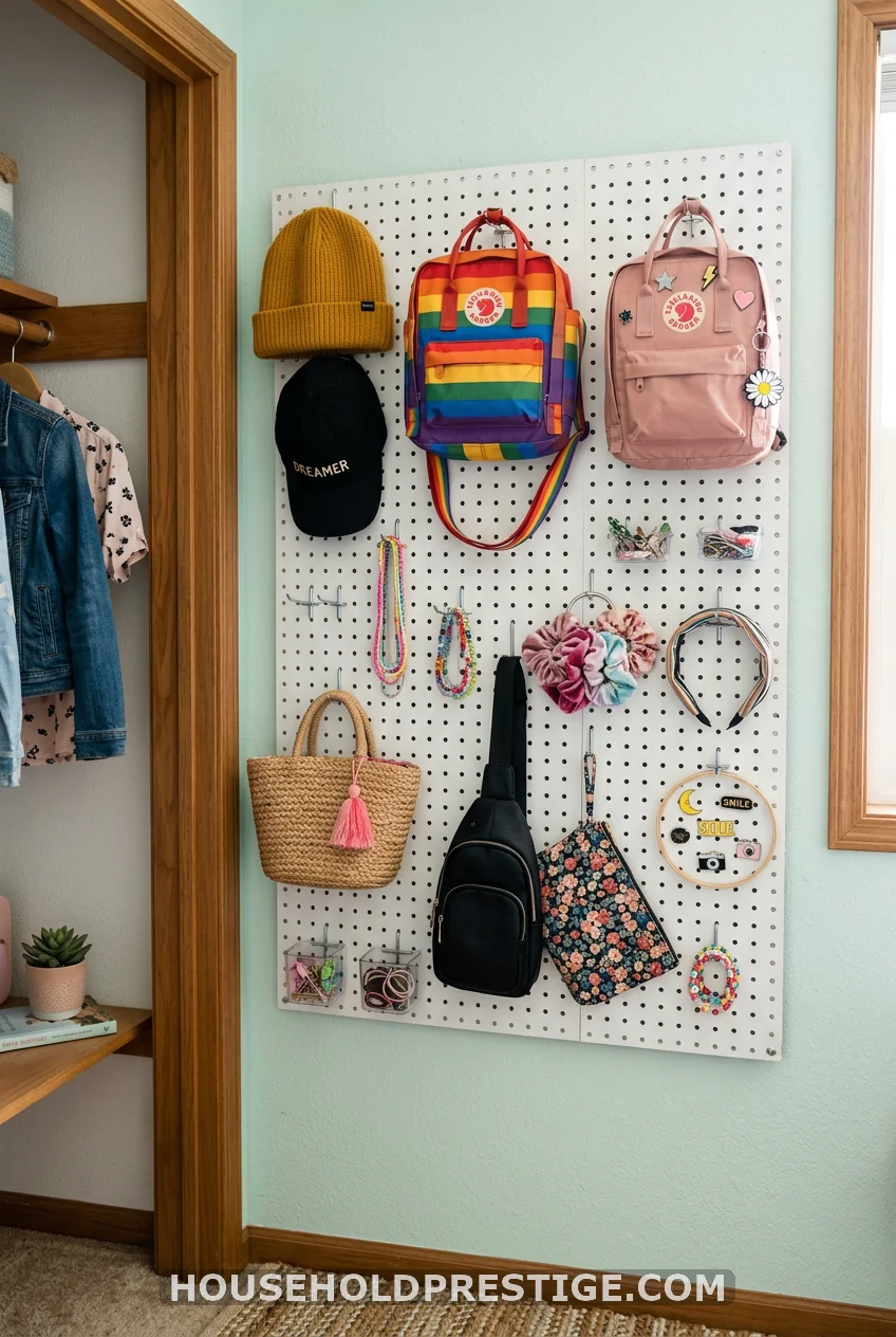 Hang a Pegboard for the Older Kid