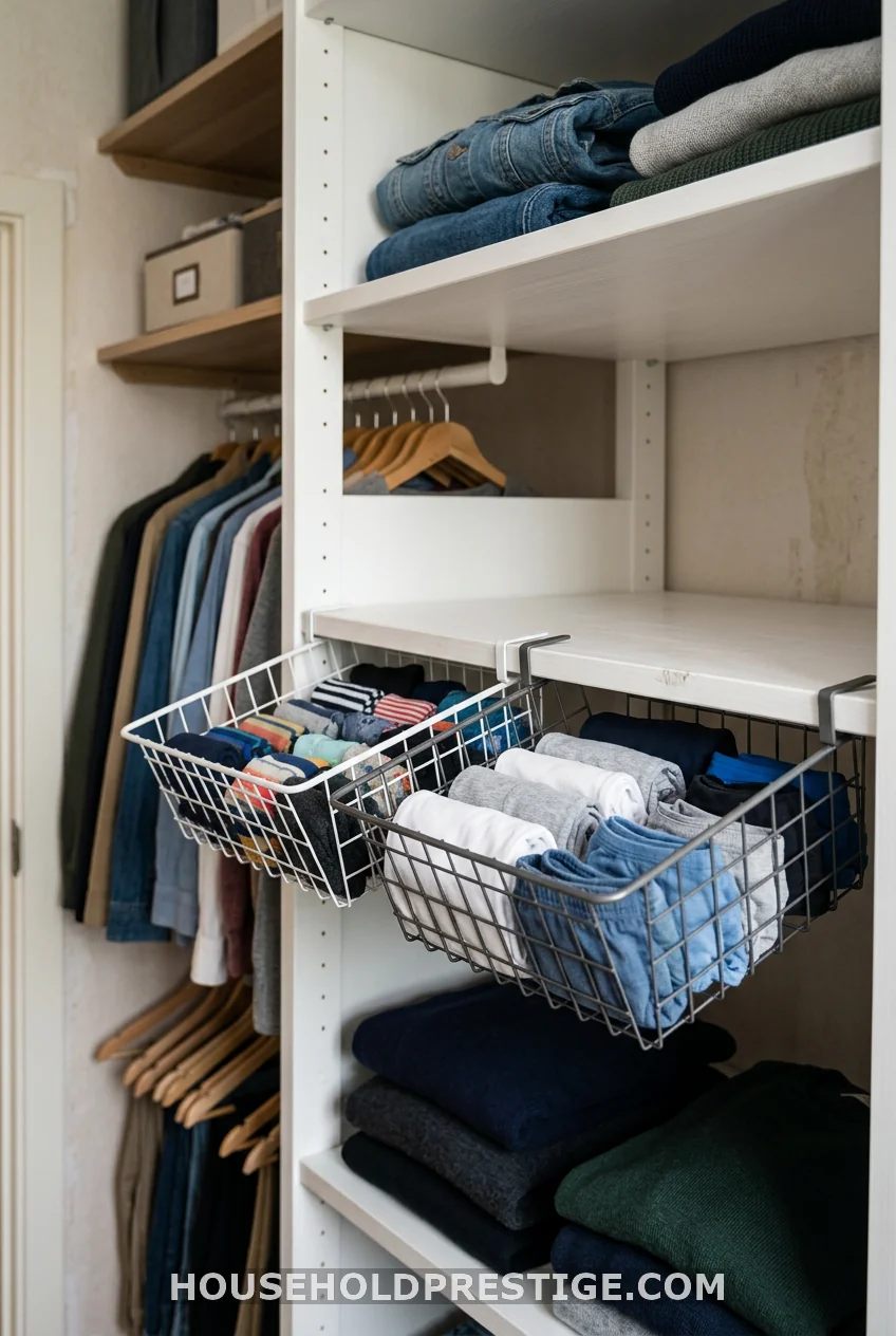 Add Under-Shelf Baskets