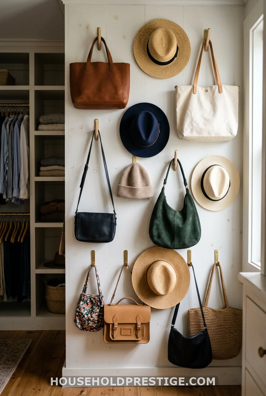 Hang Bags and Hats on the Wall