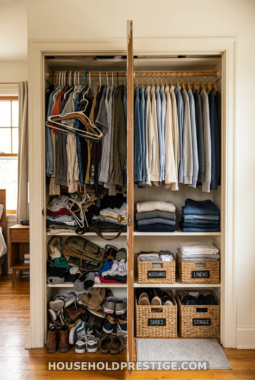small closet organization image 1