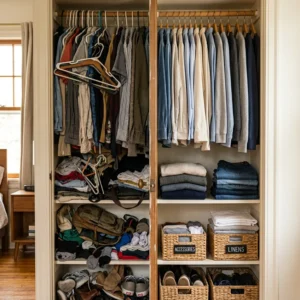 small closet organization featured image