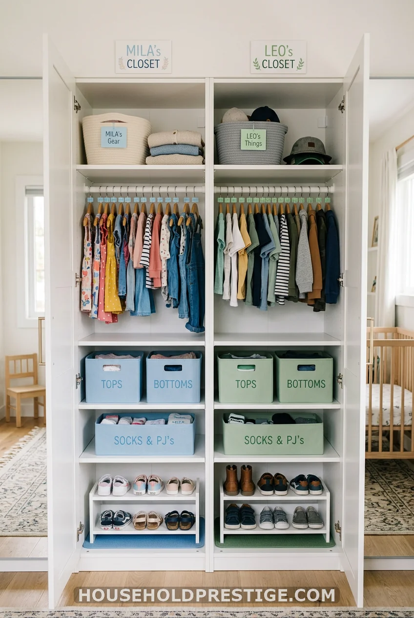 Split the Closet by Kid, Not by Clothing Type