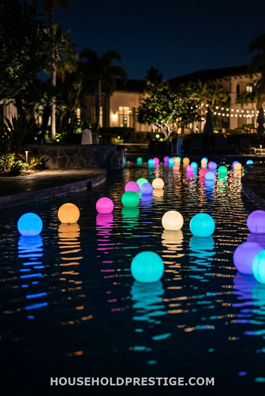 Floating LED Orbs