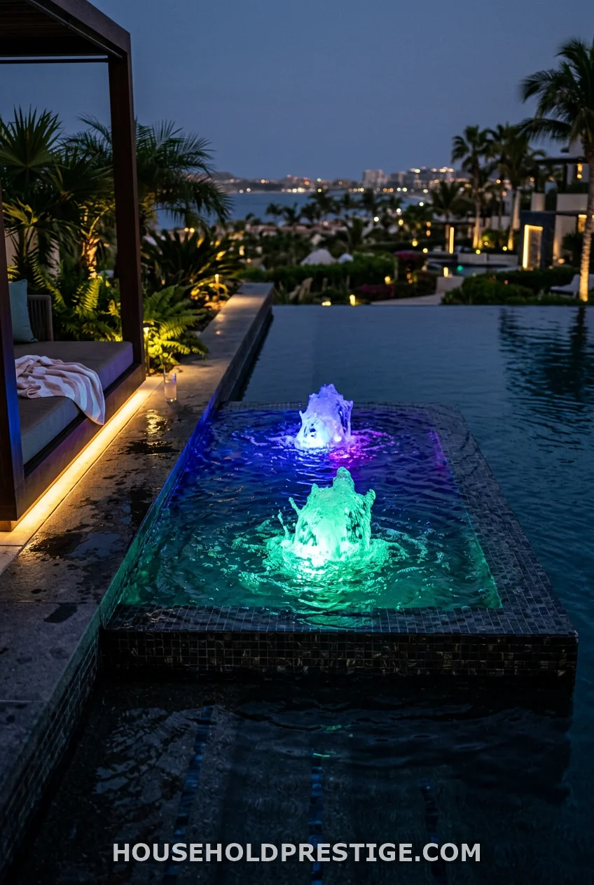 Bubbler Jets With Lights