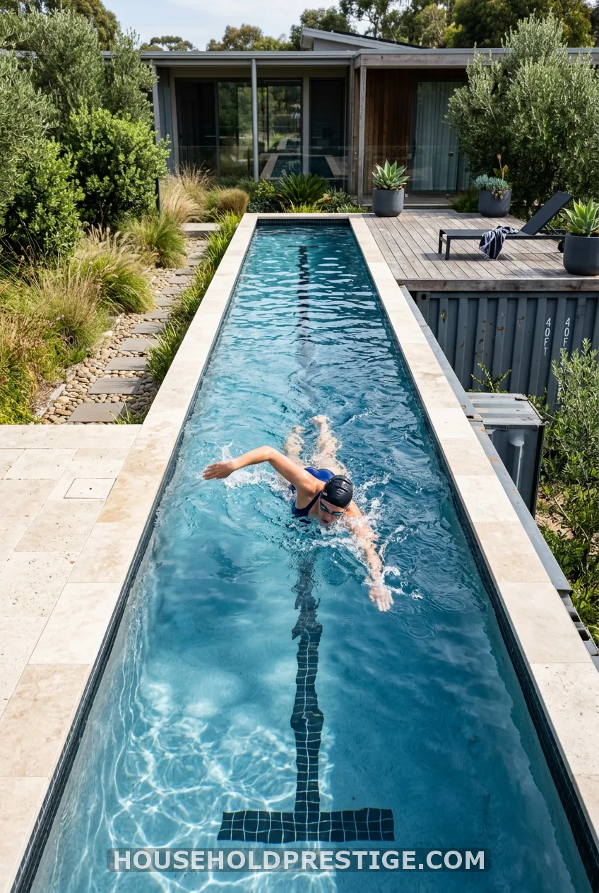 The 8 by 40 Lap Pool