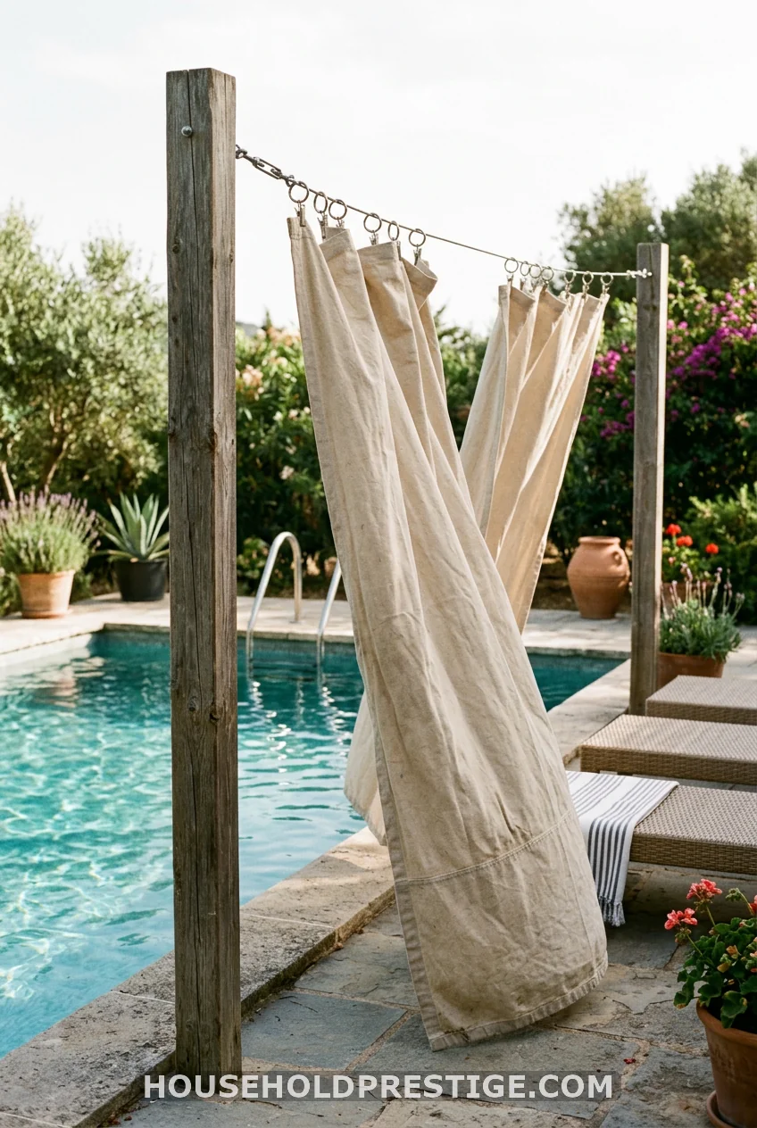 DIY Drop-Cloth Curtain Panels