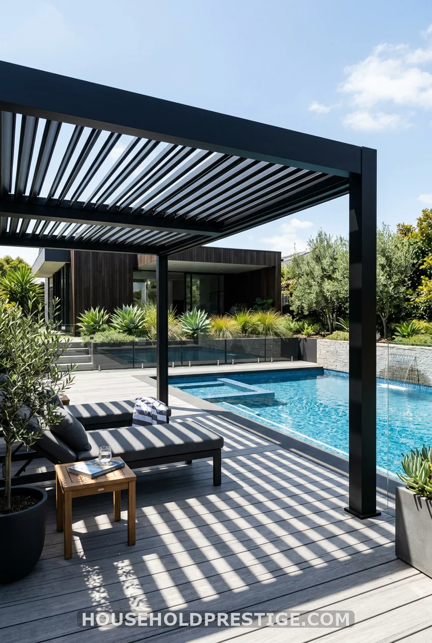 Louvered Aluminum Pergola