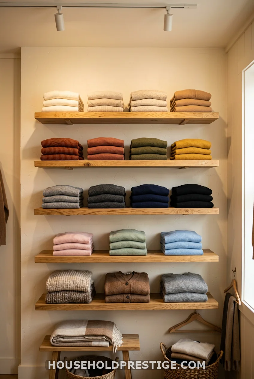 Floating Shelves for a Boutique Look