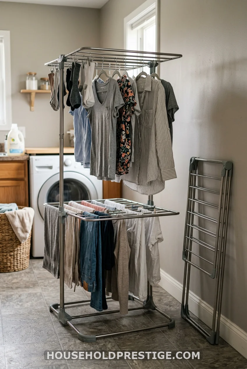 The Tiered Collapsible Floor Rack