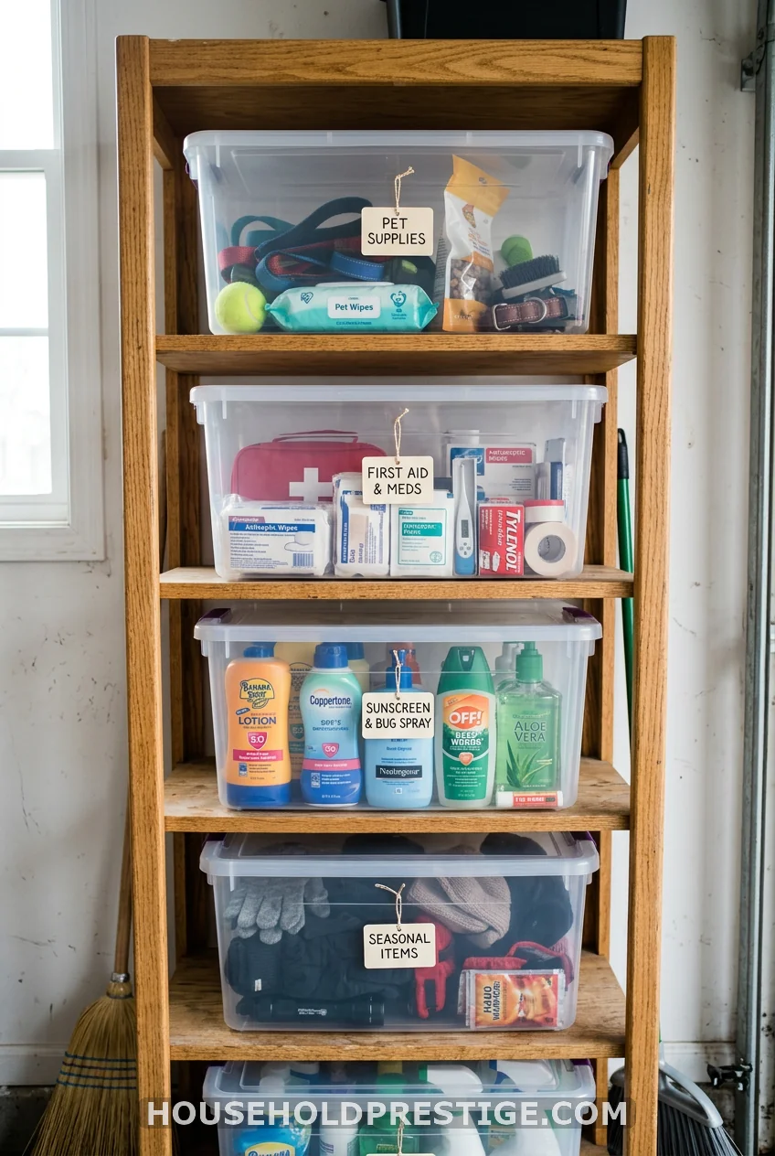 Use Clear Bins for Anything You Search For Often