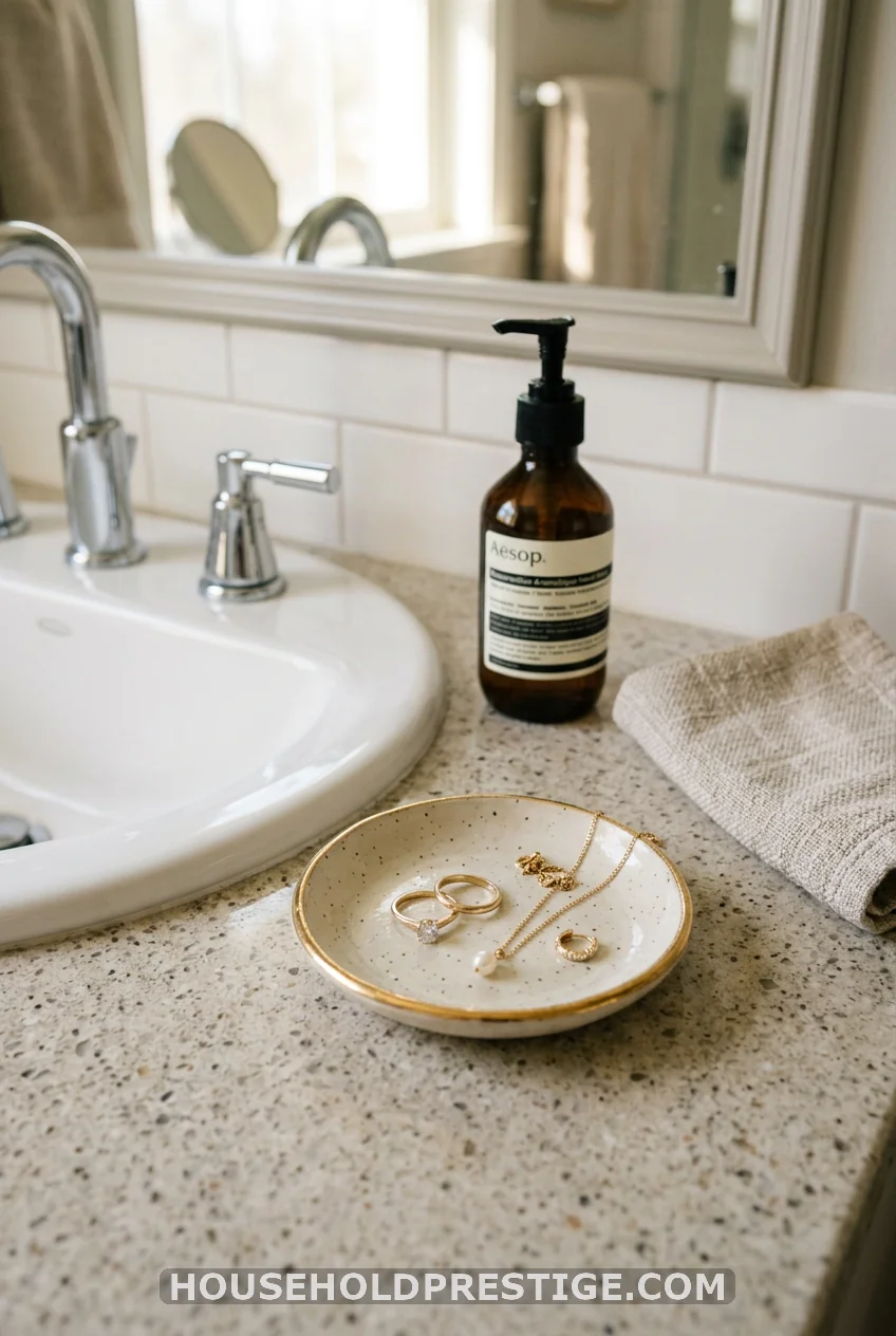Use a Small Dish as a Jewelry Catch-All