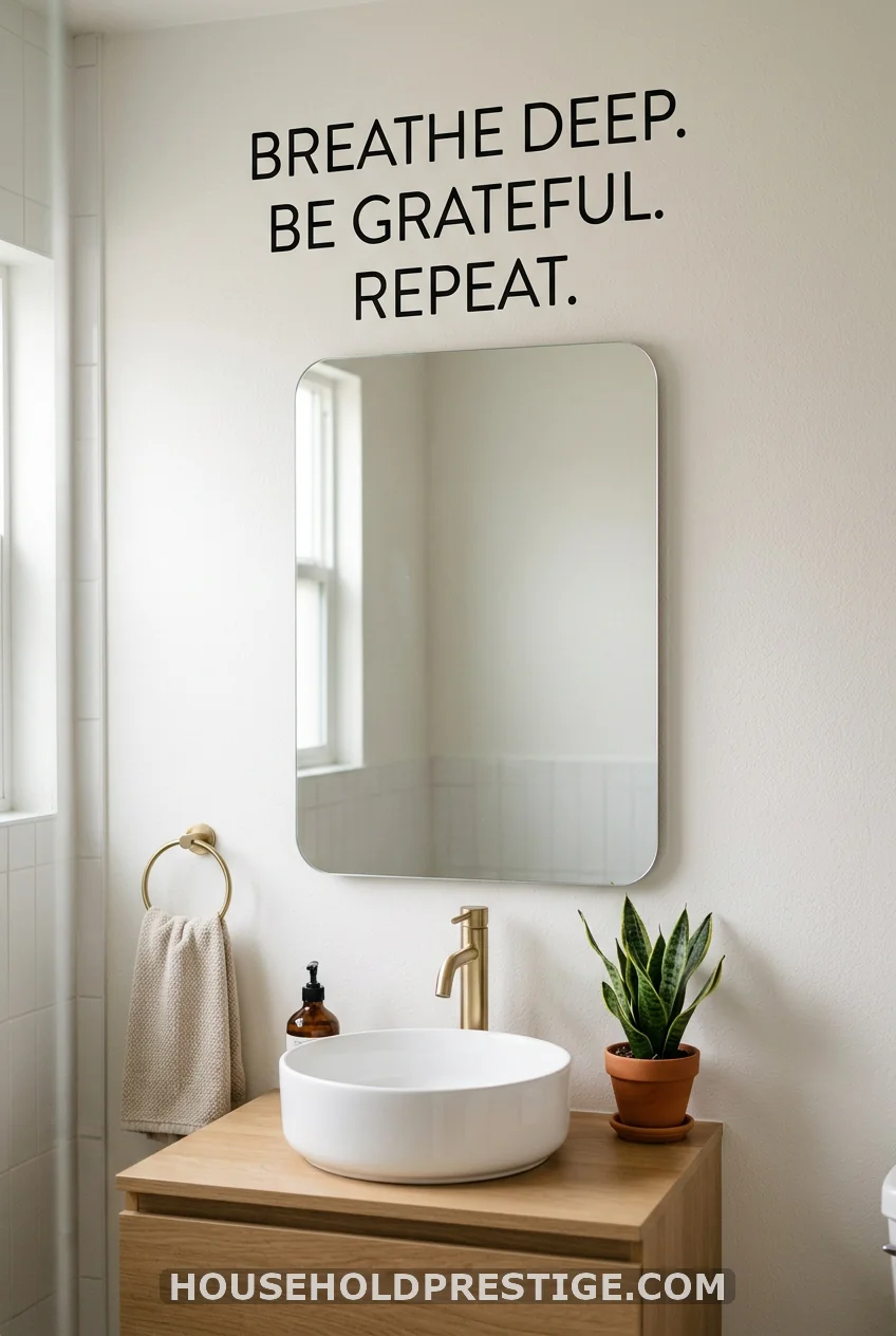 Add a Removable Wall Decal Quote