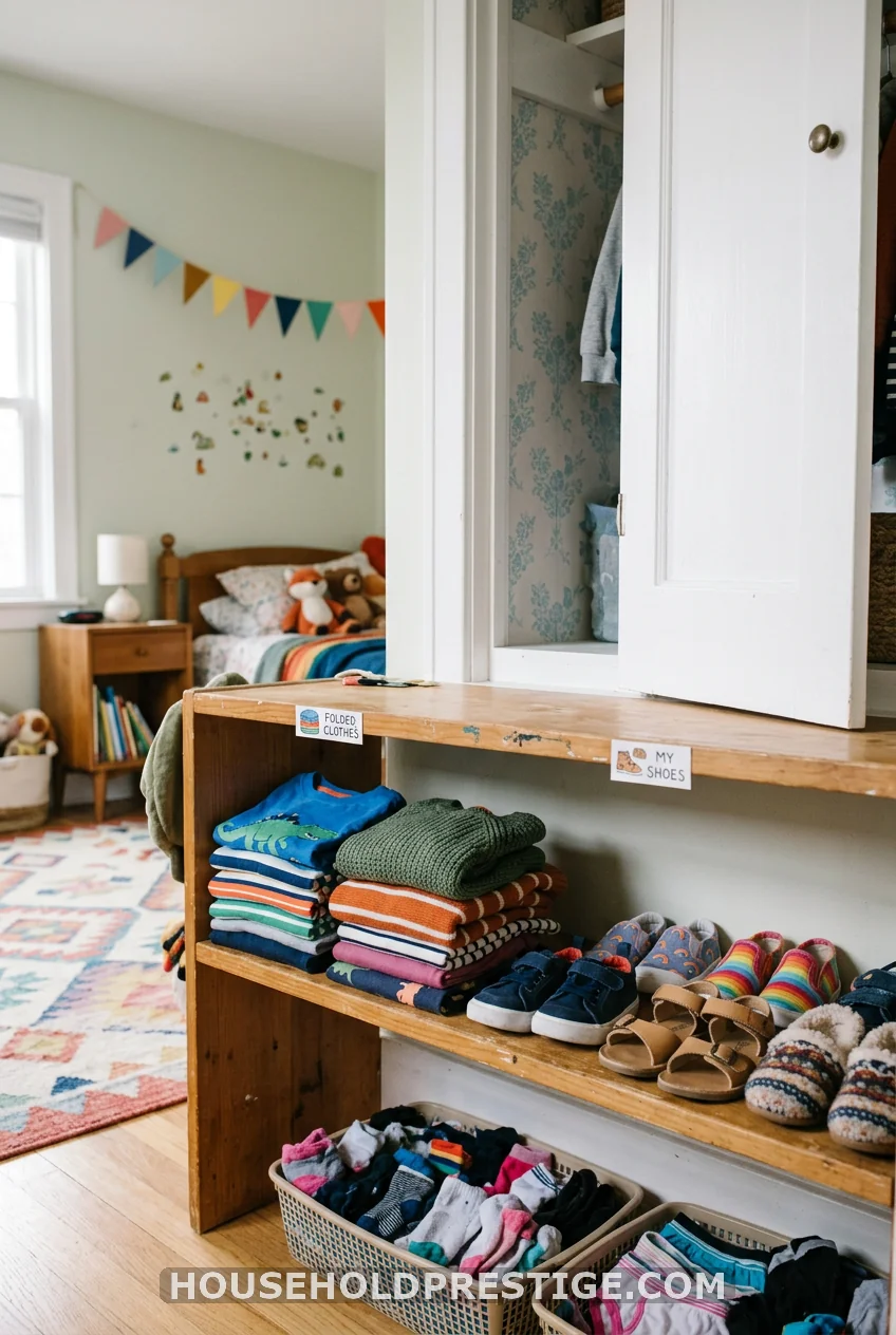 Keep the Bottom Shelf Low for Kids' Access