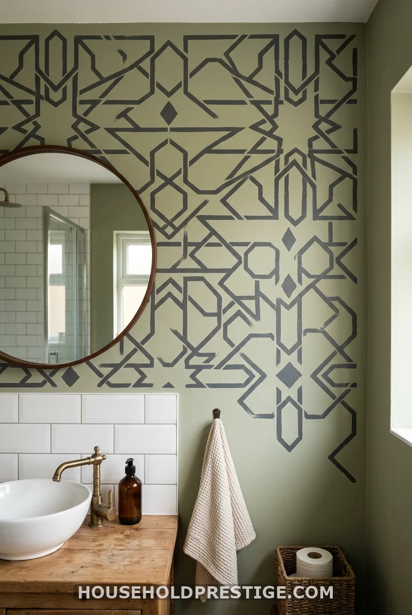 Stencil a Pattern Onto a Blank Wall