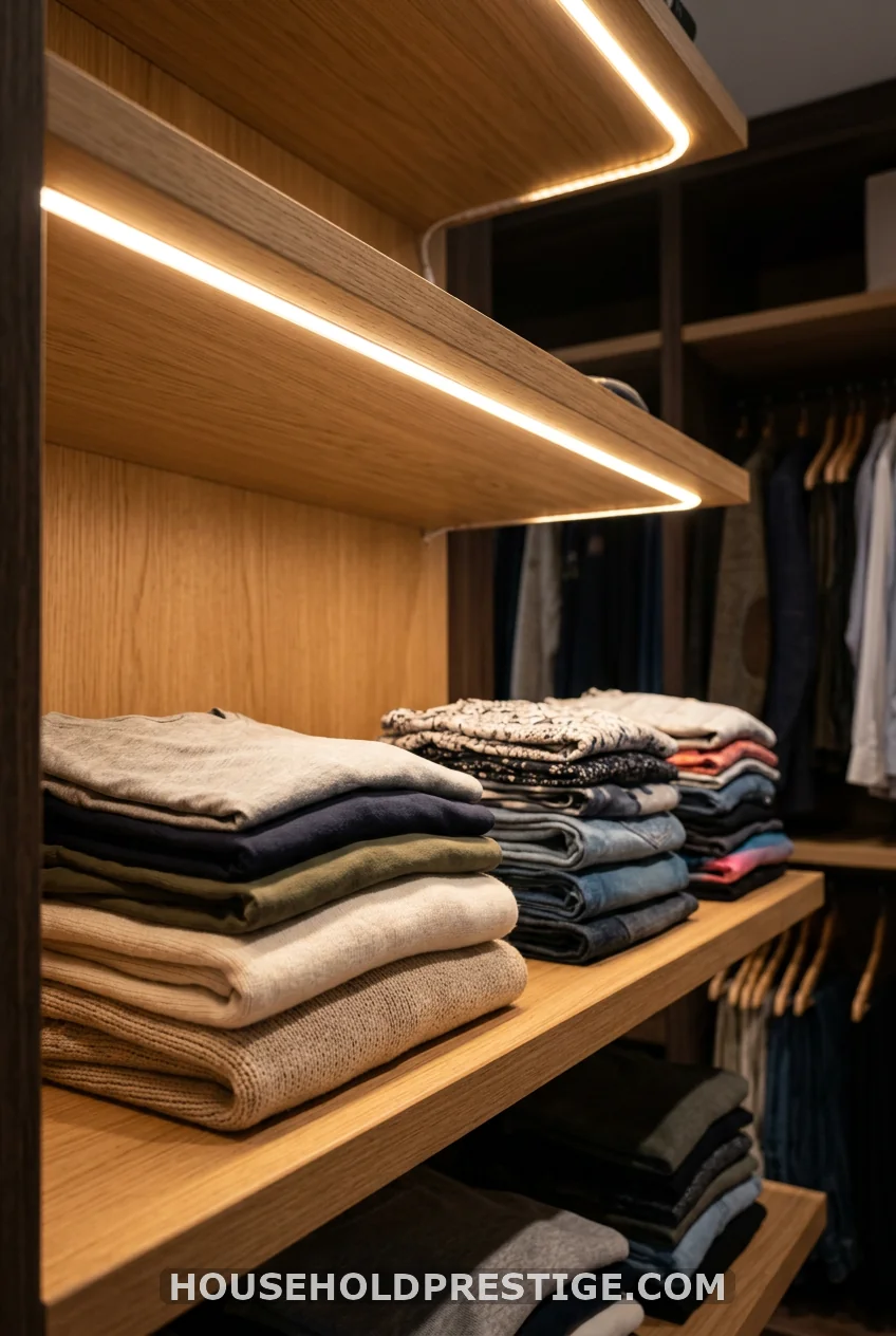 Add Backlighting Under Each Shelf