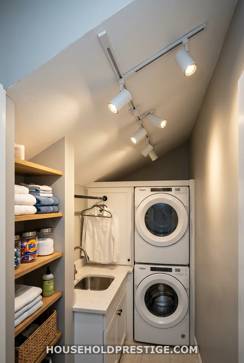 Track Lighting for Awkward, Angled Spaces