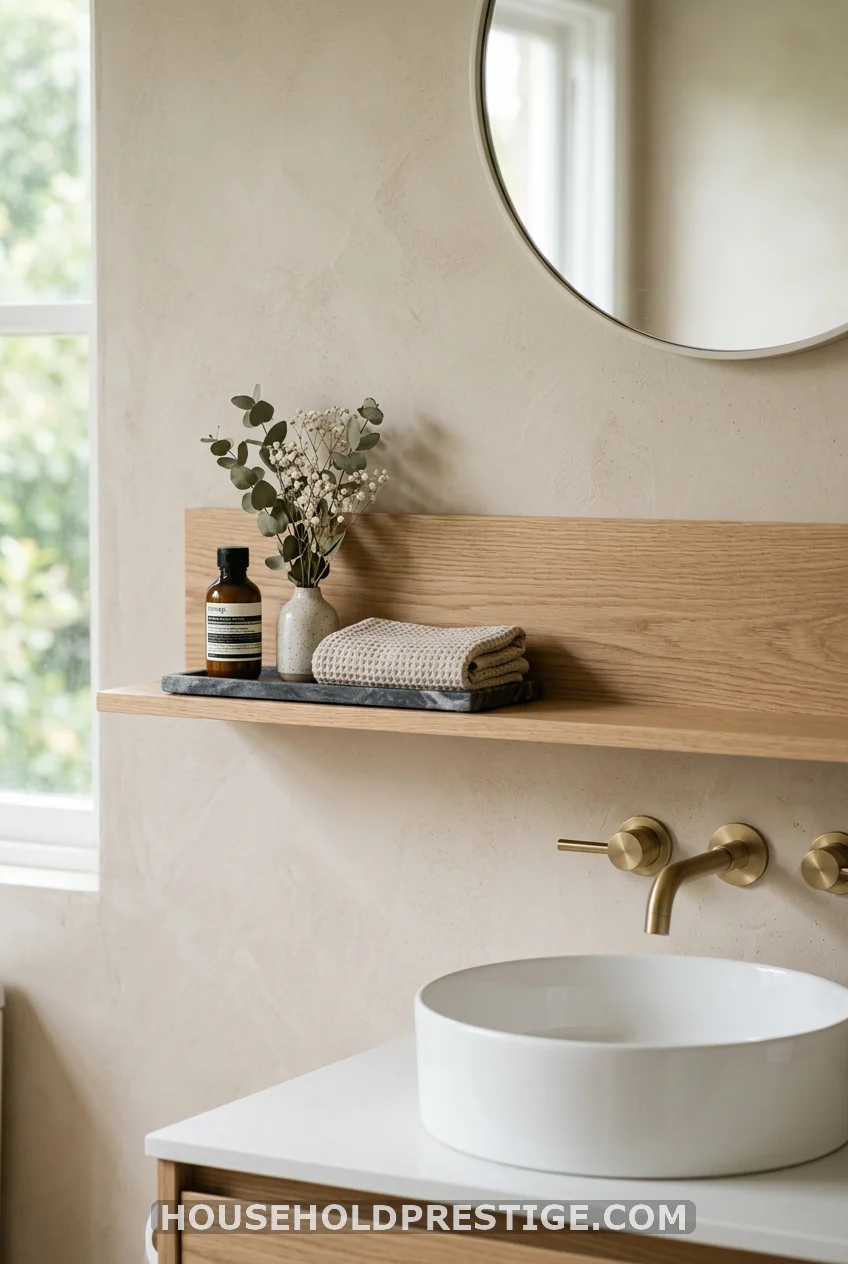 Leave one shelf intentionally empty