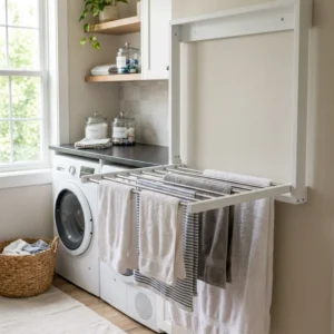 laundry room drying rack ideas featured image