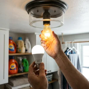 laundry room lighting ideas featured image
