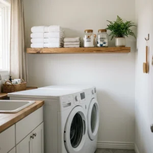 laundry room shelf ideas featured image