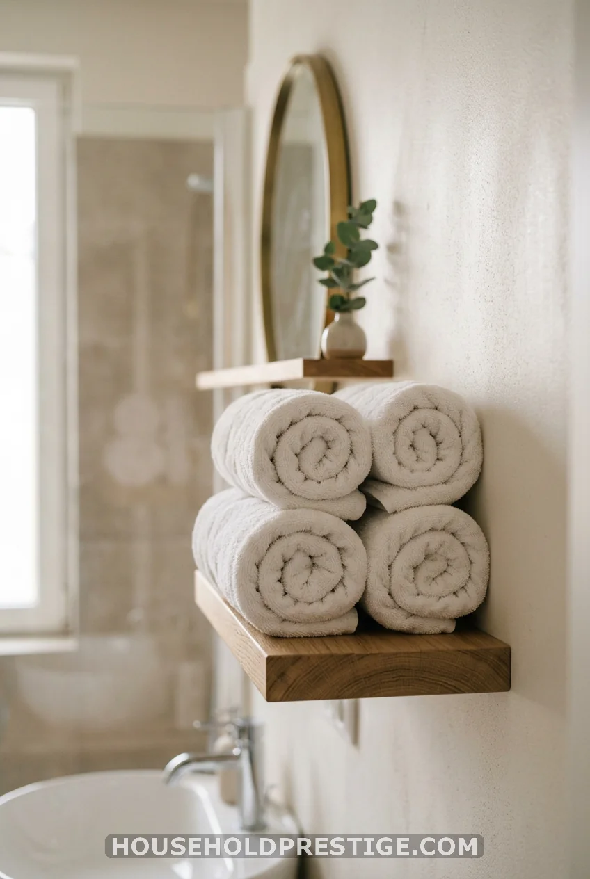 Roll Your Towels Like a Hotel Would