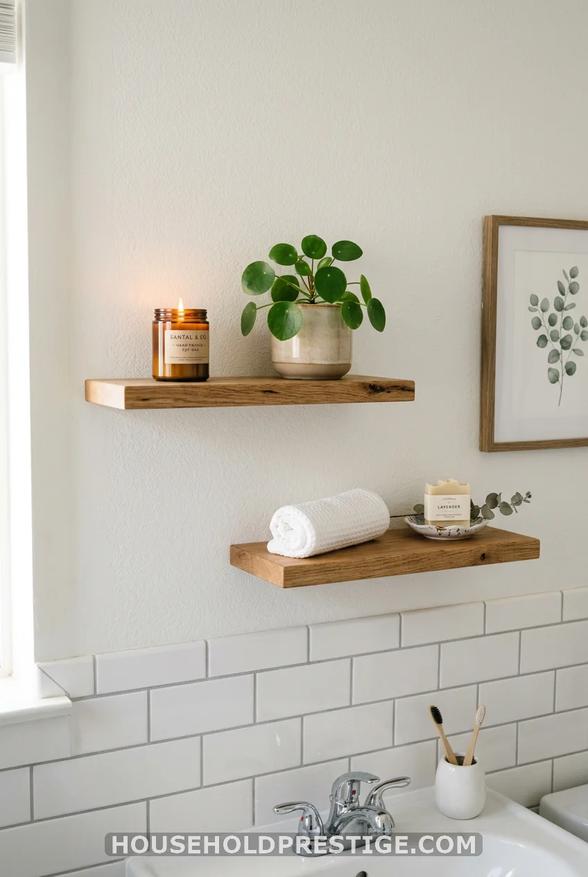 Stack Two Floating Shelves Instead of One
