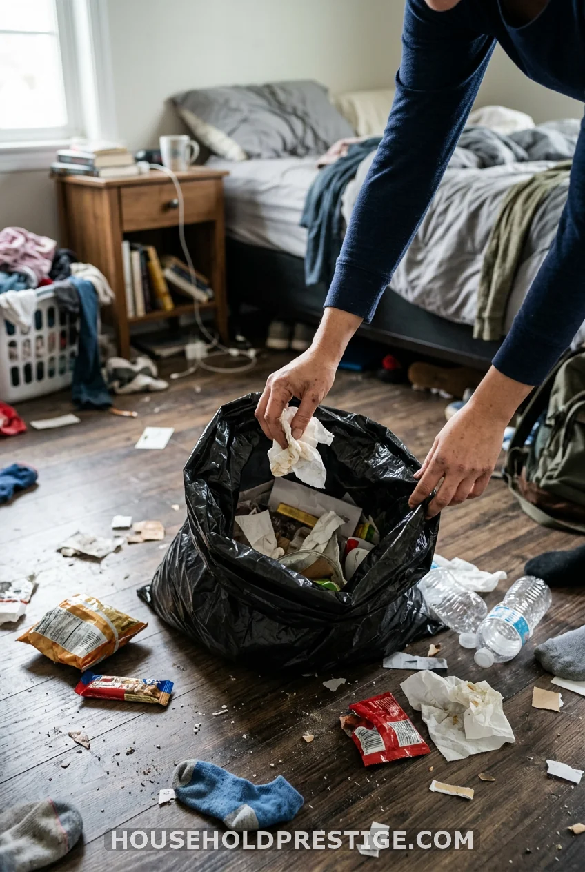 Step 1: Clear Every Bit of Trash and Clutter First