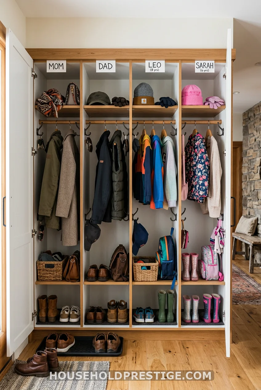 Zone the Closet by Person, Not by Item Type