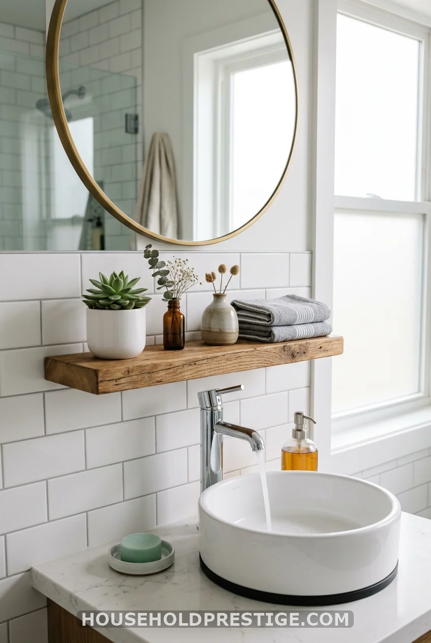 Build a Floating Ledge Above Your Faucet
