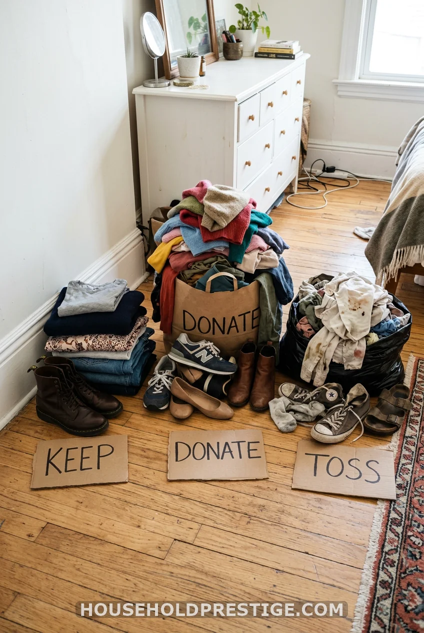 Step 1: Empty the Closet and Audit What You Own