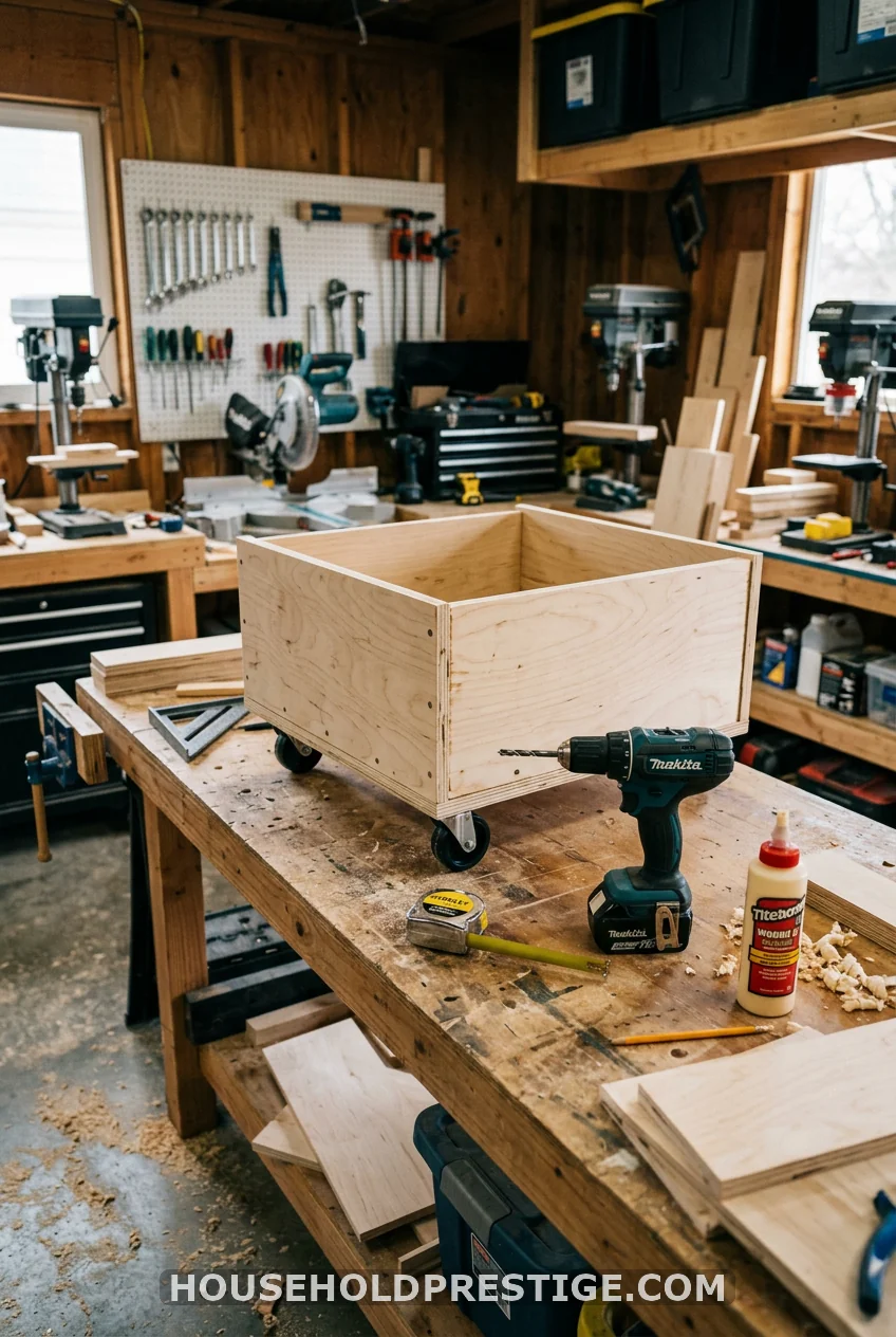 Build Your Own Rolling Storage Drawer From Plywood