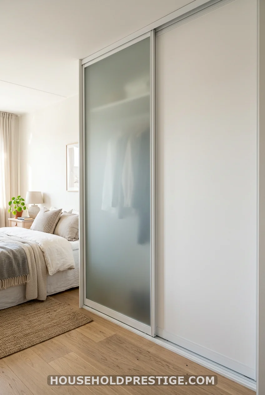 Swap One Panel for Mirror or Frosted Glass